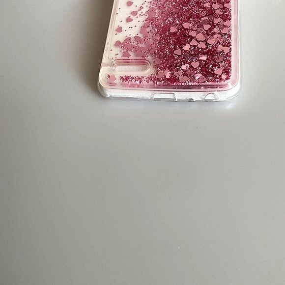 SPARKLE HEARTS LIQUID GLITTER  ZX-LG LS777  PHONE CASE - Picture 6 of 7